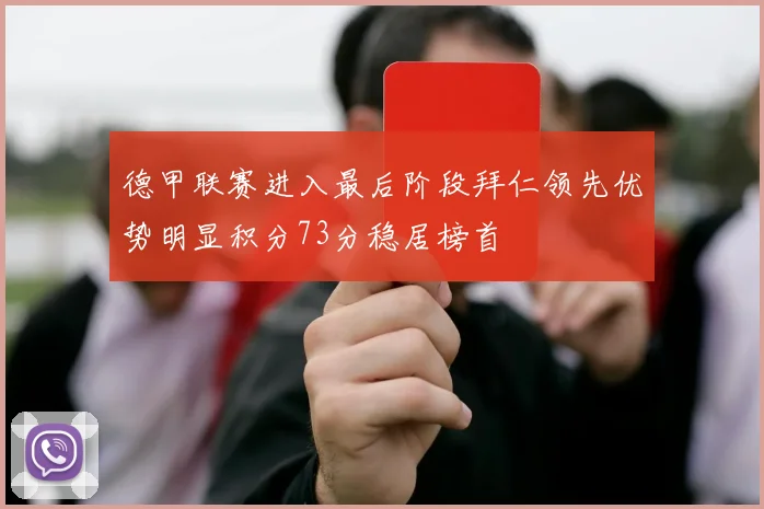 德甲联赛进入最后阶段拜仁领先优势明显积分73分稳居榜首